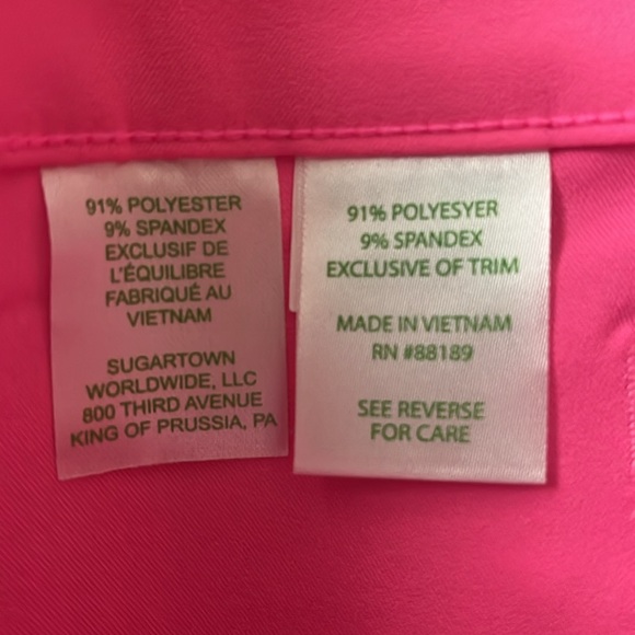 EUC! Lilly Pulitzer Corso Pant Aura Pink Sz 8 - Picture 7 of 13
